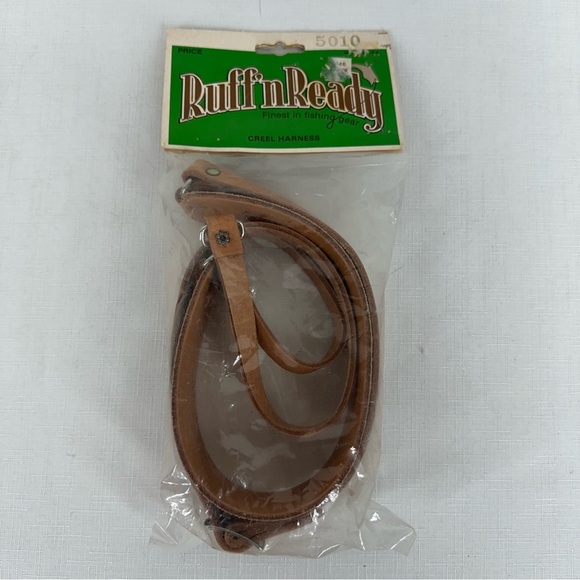 Vintage Ruff’ n Ready Leather Creel Harness New Sealed in Package - Picture 1 of 12